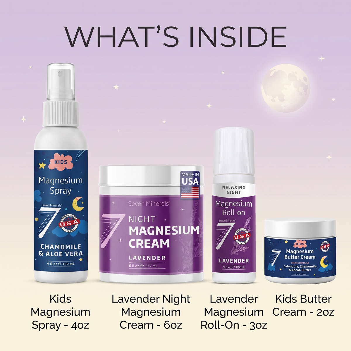 What's inside the Kids & Lavender Bedtime Bundle