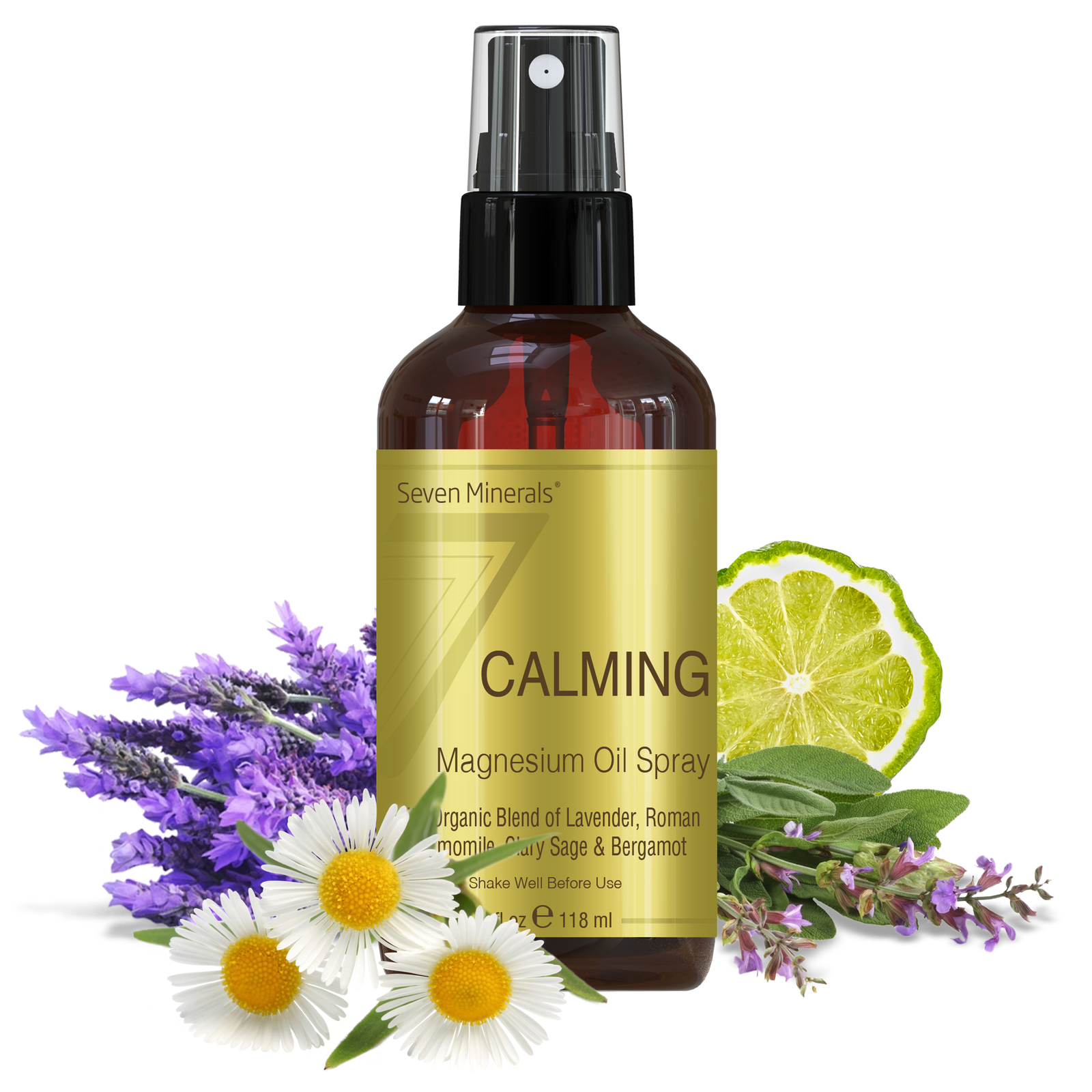 Stress & Anxiety Magnesium Spray, 4 Oz