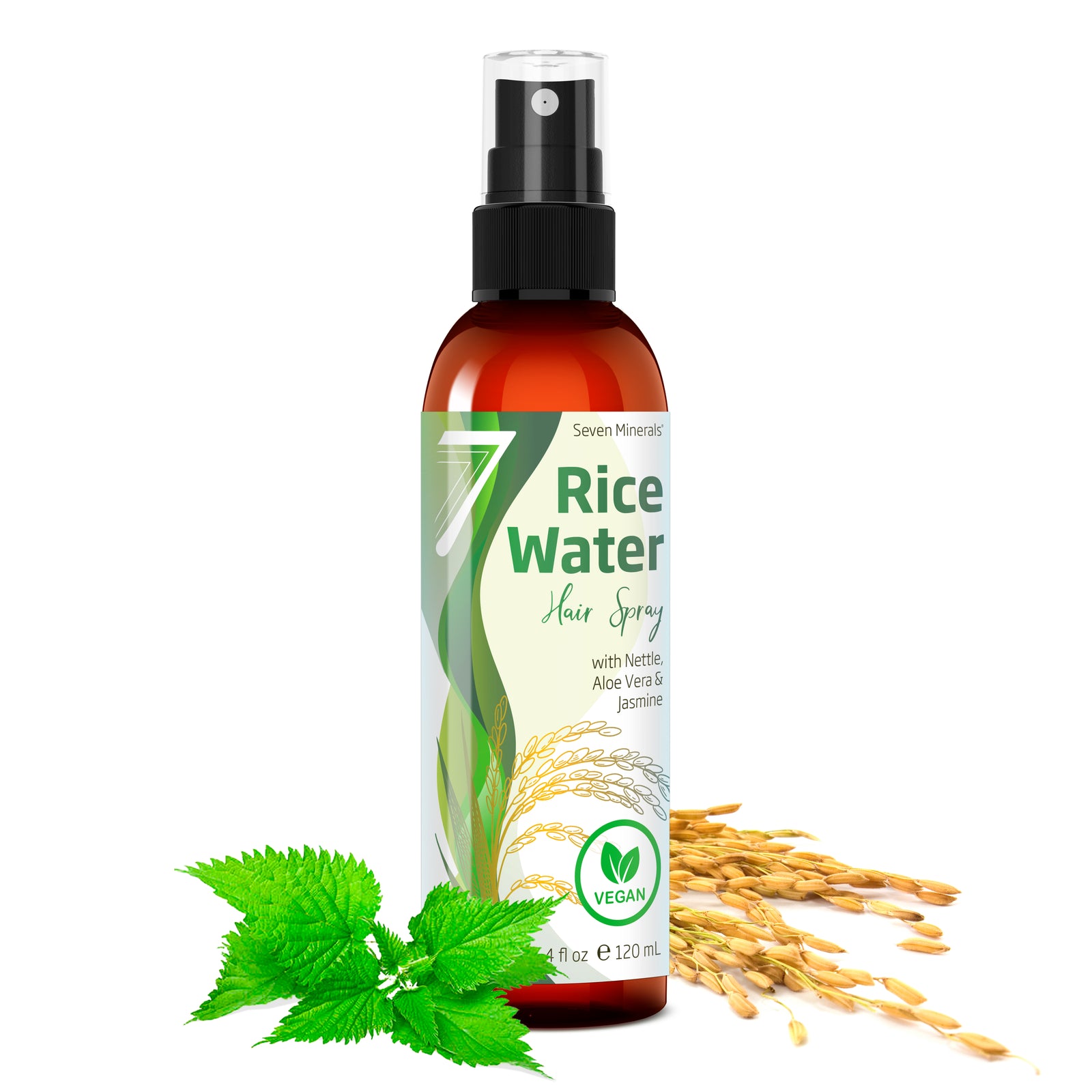 Rice Water Spray 4oz Nettle