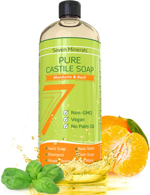 Castile Soap - Mandarine Basil (Shipping Within USA only)
