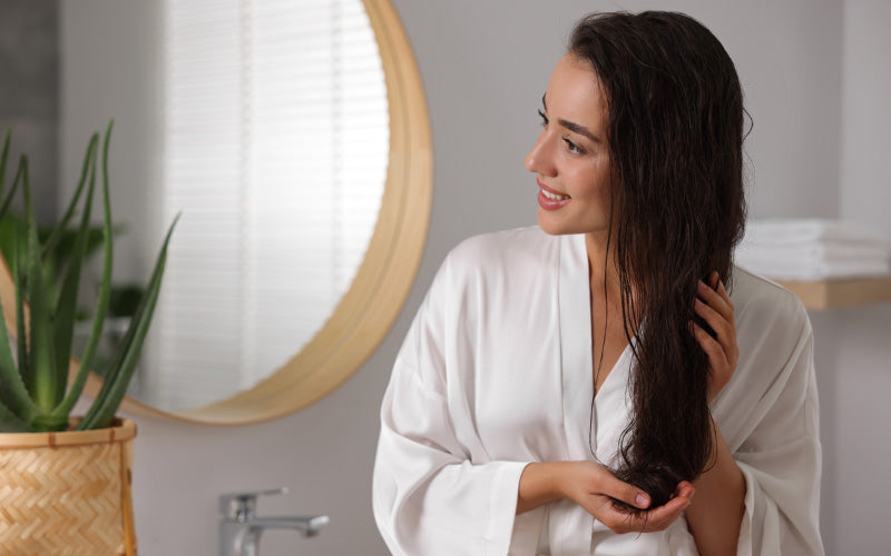 The Secret to Long and Healthy Hair: Aloe Vera Gel Hair Masks for Hair Growth