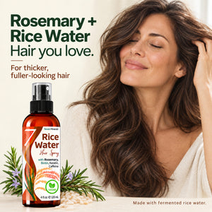 Rosemary Rice Water Hair Routine | 12oz Spray + 32oz Refill Bundle