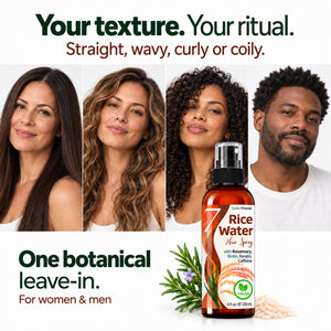 Rosemary Rice Water Hair Routine | 12oz Spray + 32oz Refill Bundle