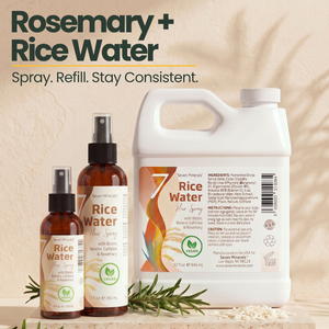 Rosemary Rice Water Hair Routine | 4oz Spray 12oz Spray + 32oz Refill Bundle