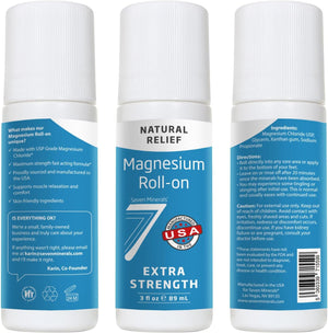 Magnesium Roll-On Stick - Extra Strength, 3 Fl Oz