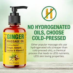 Massage Oil Ginger 4oz
