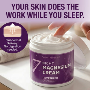 Night Magnesium Cream Lavender 6 fl oz