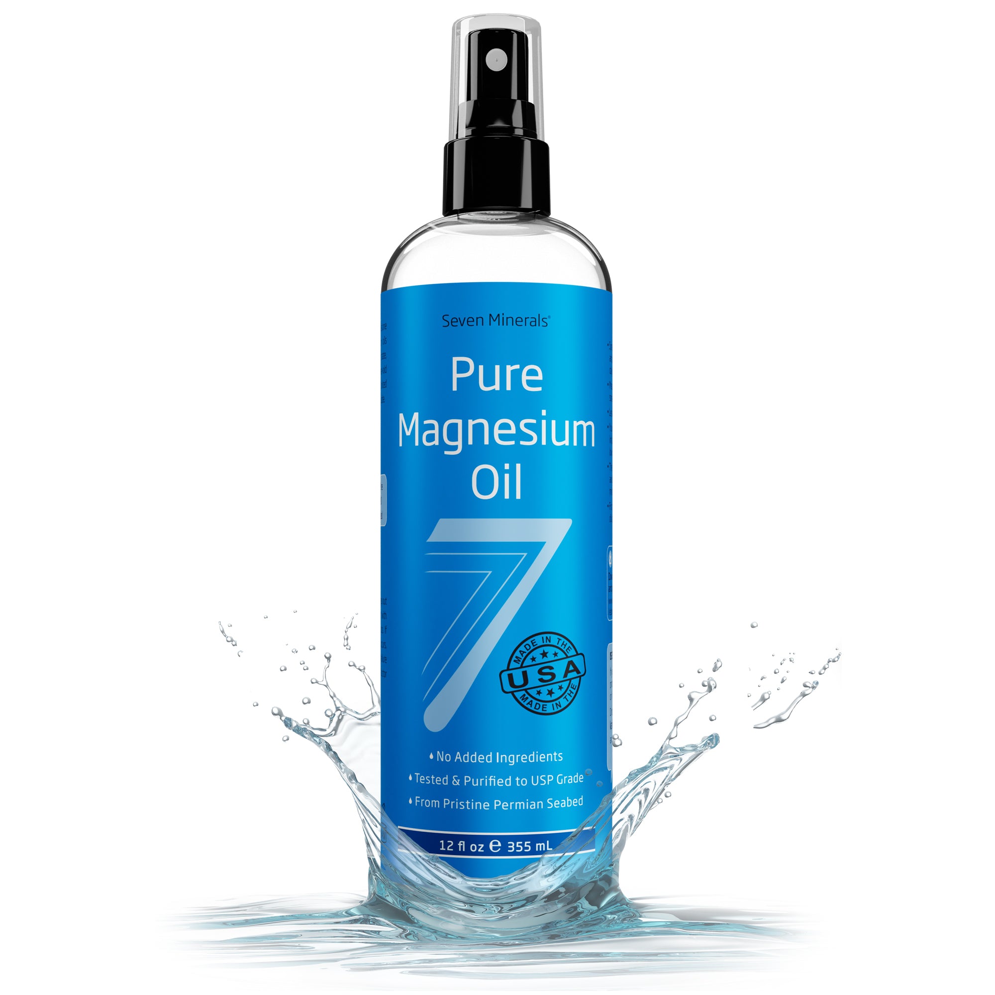 Pure Magnesium Spray Oil - Super Concentrated Magnesium Chloride