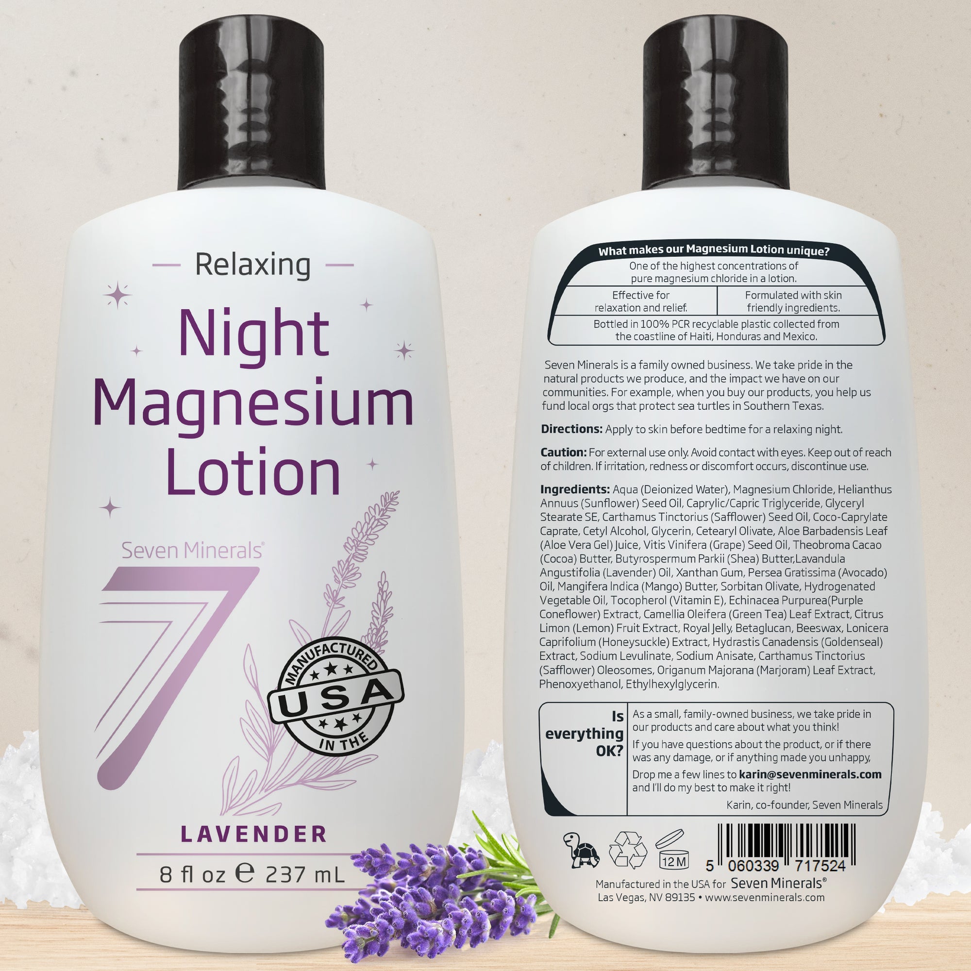 Night Magnesium Lotion 8oz
