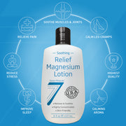 Magnesium Lotion for Soothing Relief and Relaxation - 8oz