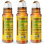 Eye Roller w/ Castor Oil & Frankincense for Wrinkles & Eye Bags