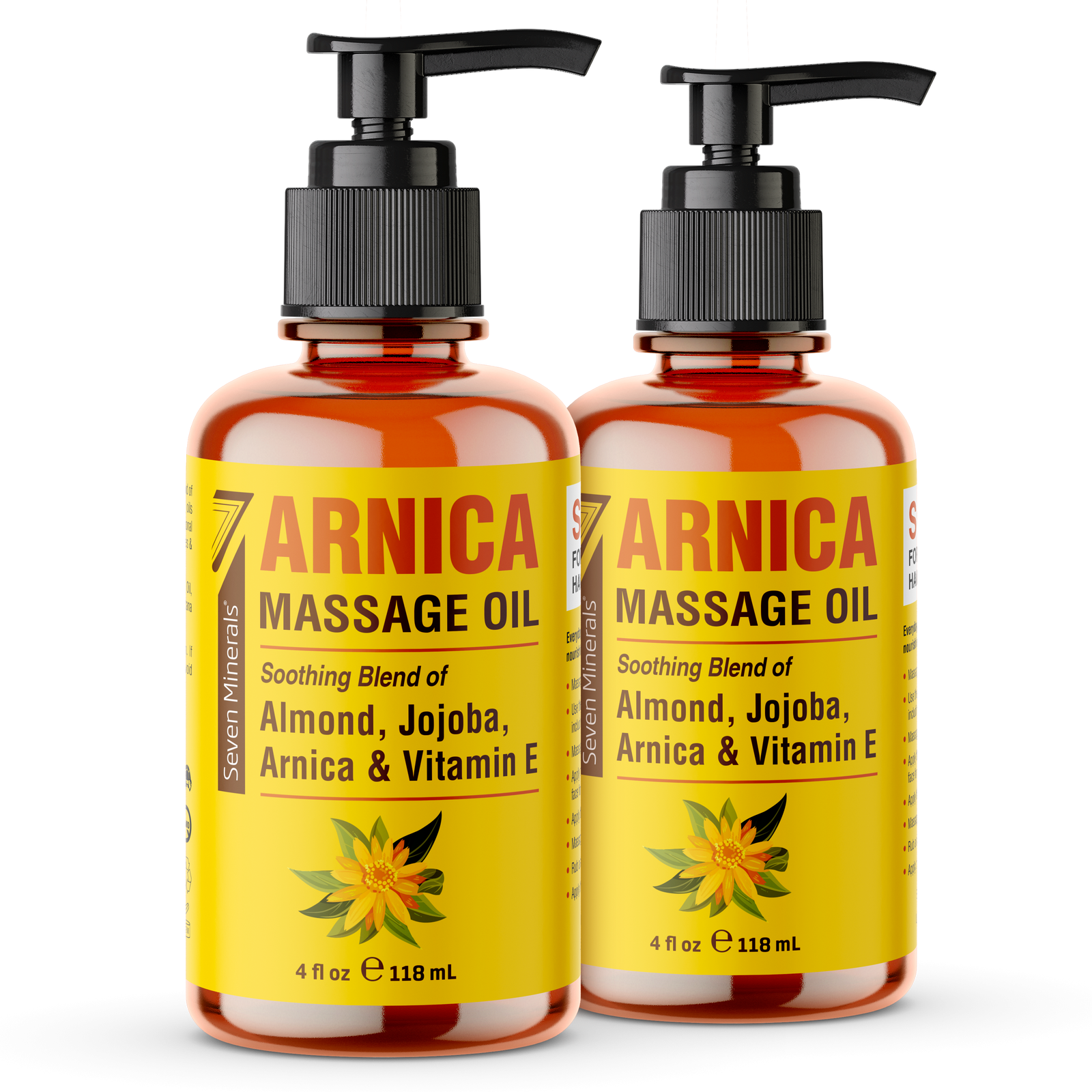 Massage Oil Arnica 4oz