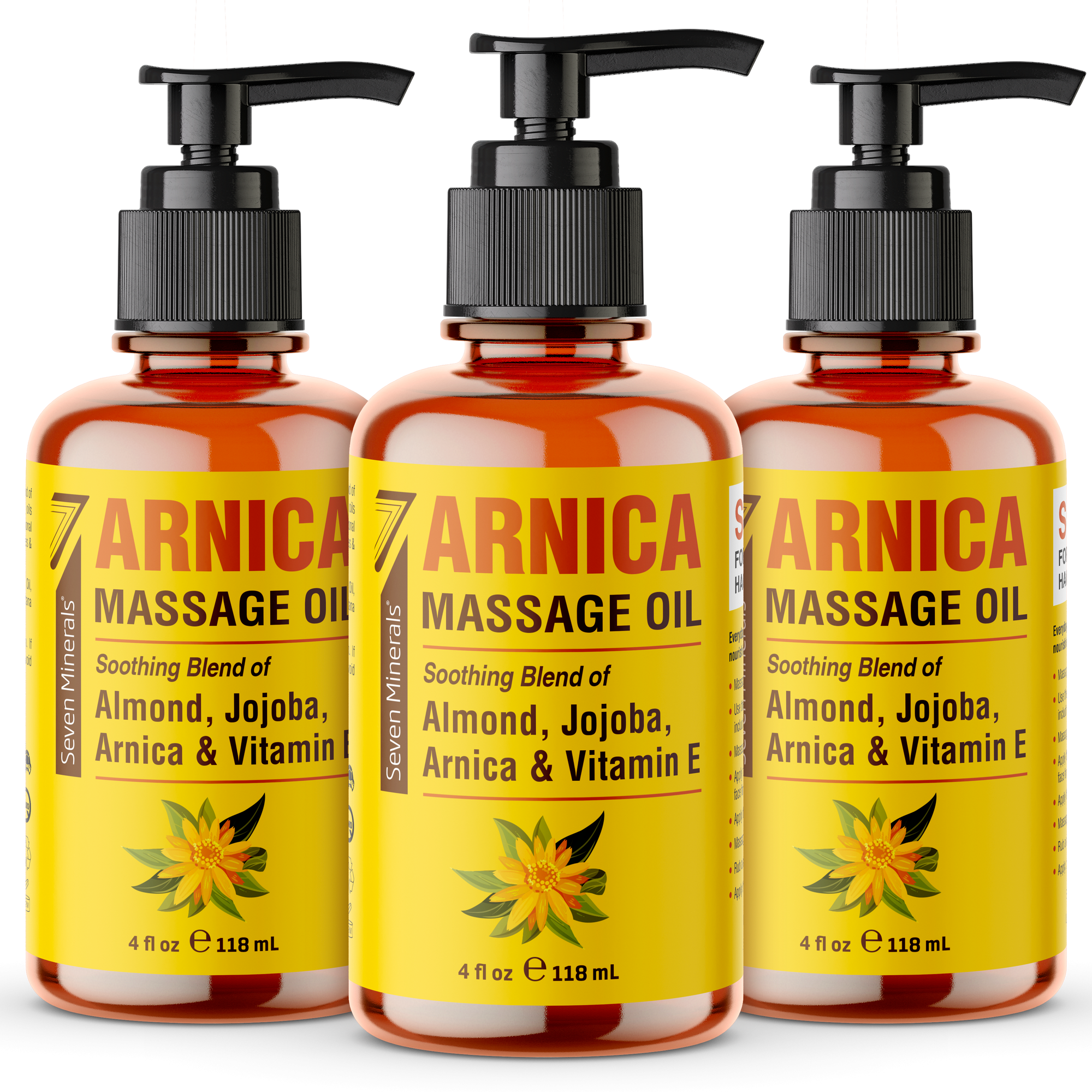 Massage Oil Arnica 4oz