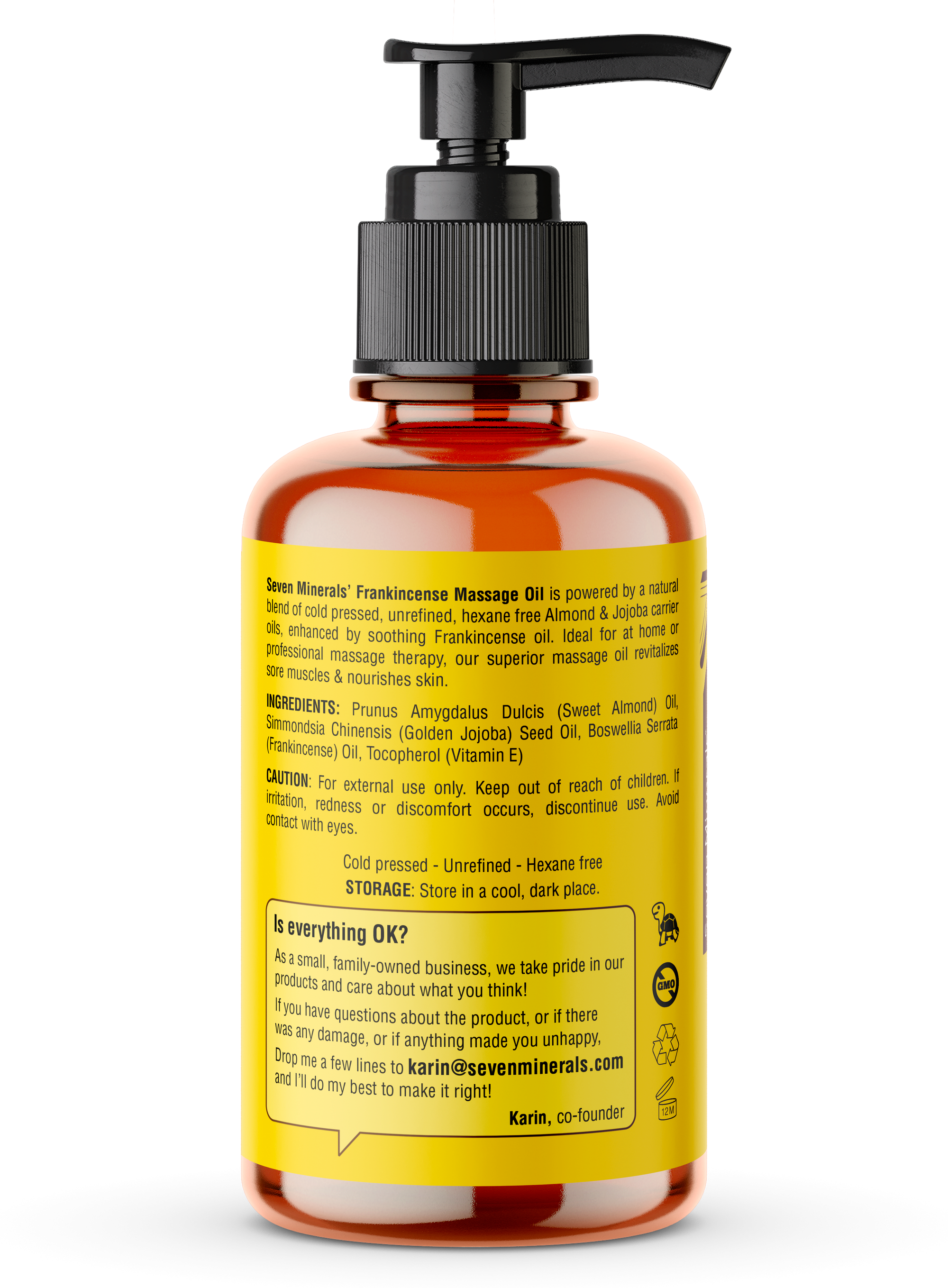 Massage Oil Frankincense 4oz