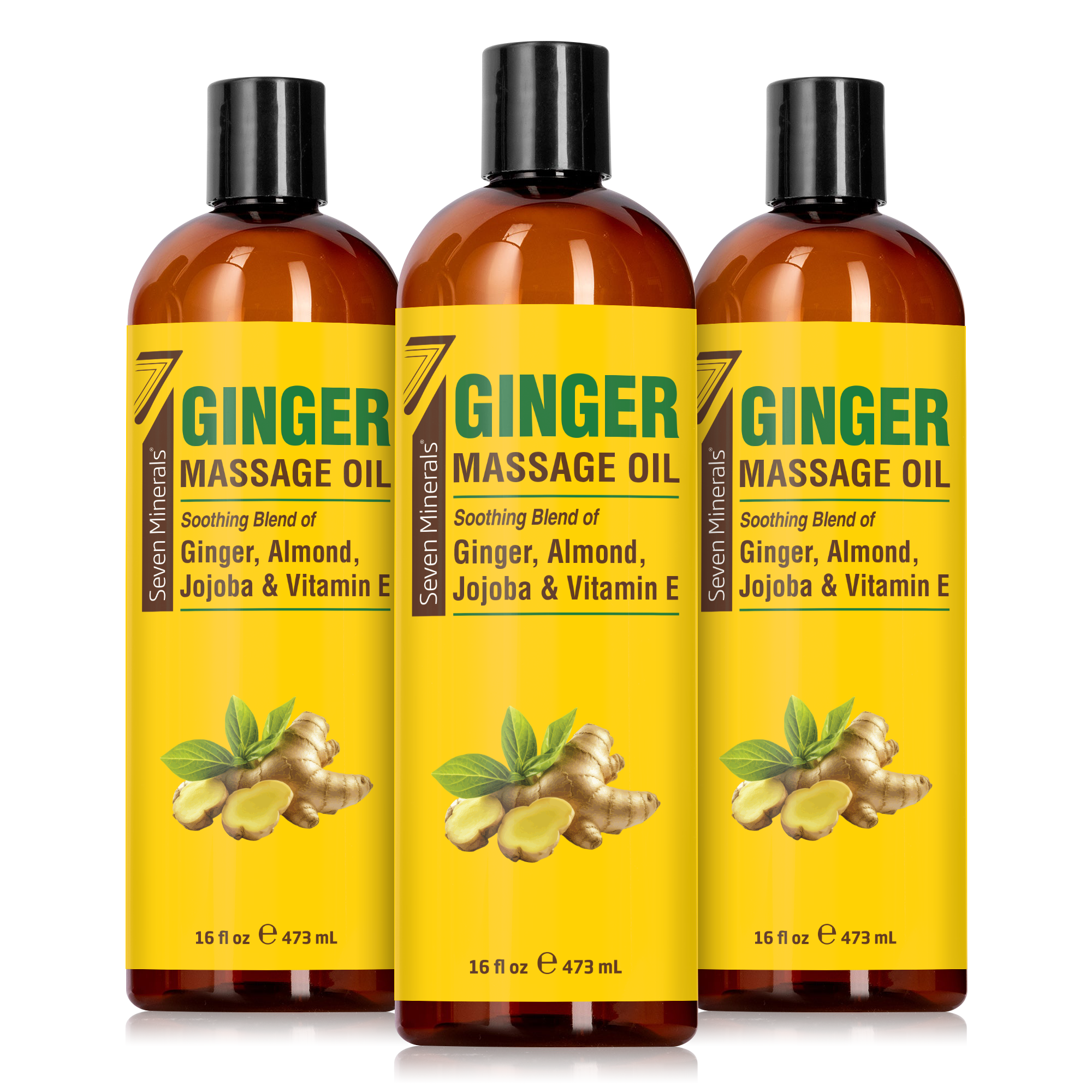 Massage Oil Ginger 16oz