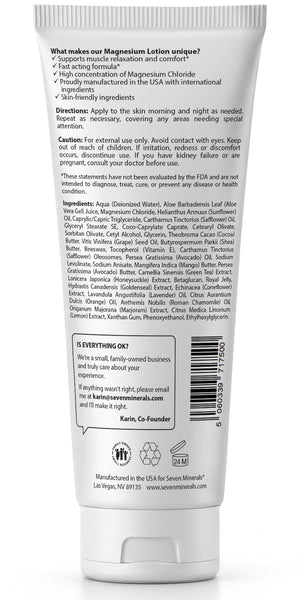 Mg Lotion Relief tube 8oz