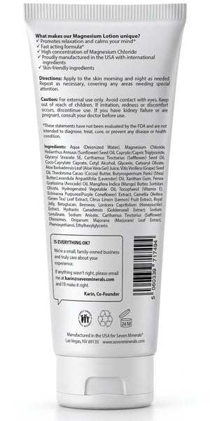 Mg Lotion Lavender Tube 8oz