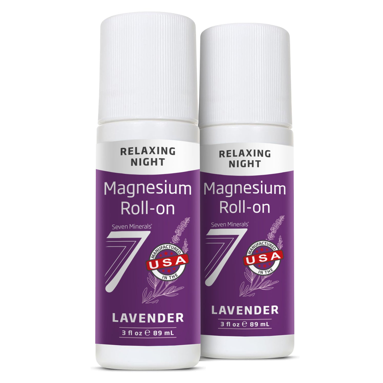 Magnesium Roll On Stick - Lavender, 3 Fl Oz