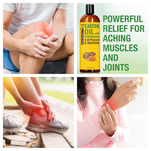 Castor Oil with Frankincense for Joints, Inflammation & Pain