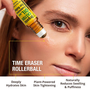 Eye Roller w/ Castor Oil & Frankincense for Wrinkles & Eye Bags