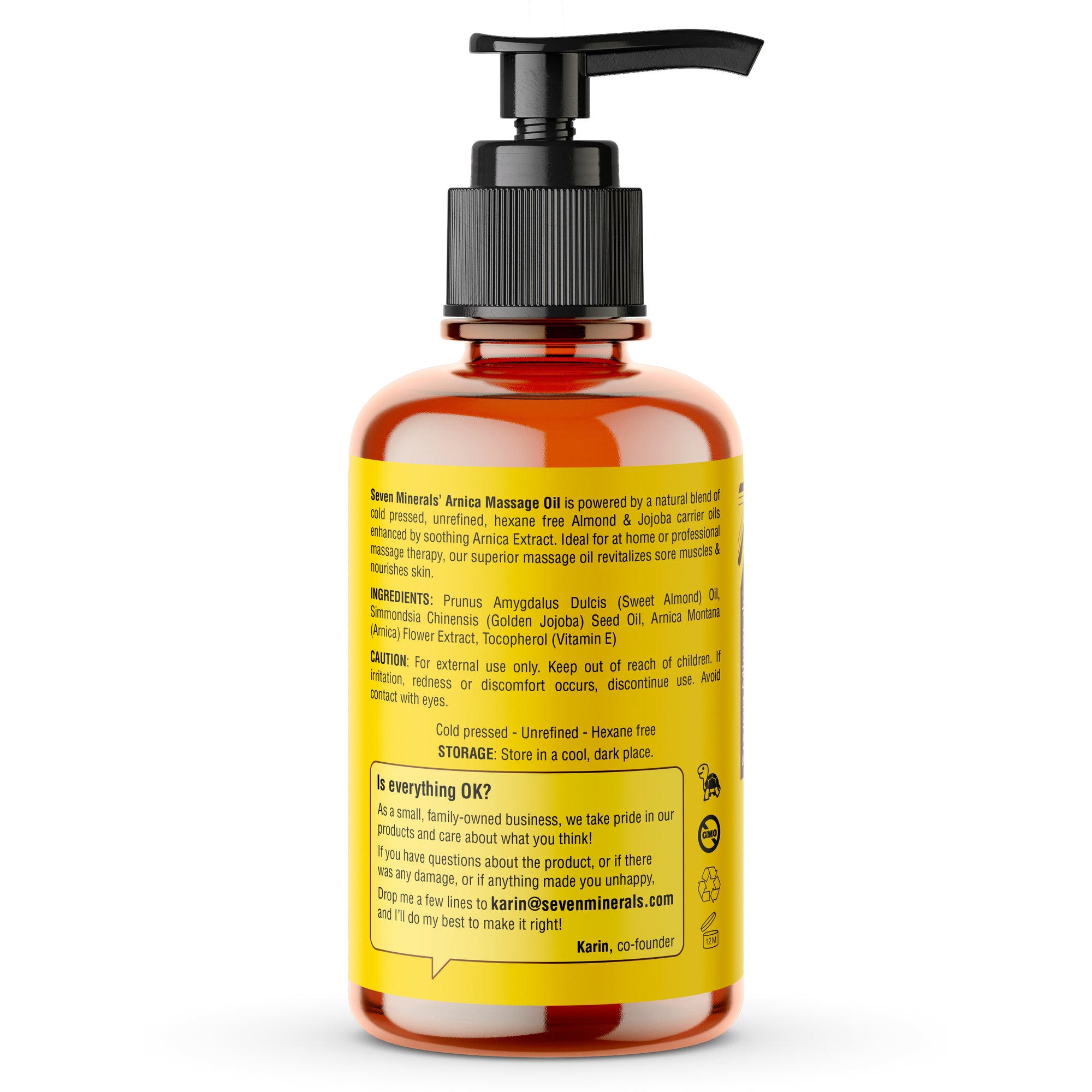 Massage Oil Arnica 4oz