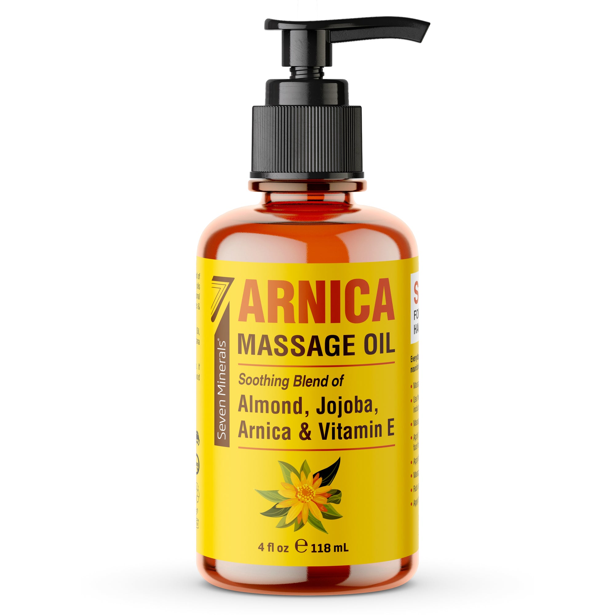 Massage Oil Arnica 4oz