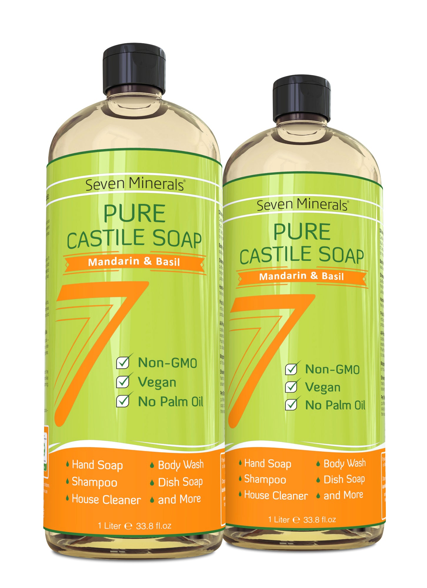 Castile Soap - Mandarin Basil (Shipping Within USA only)