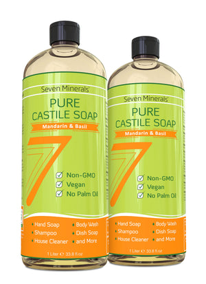 Castile Soap - Mandarin Basil (Shipping Within USA only)