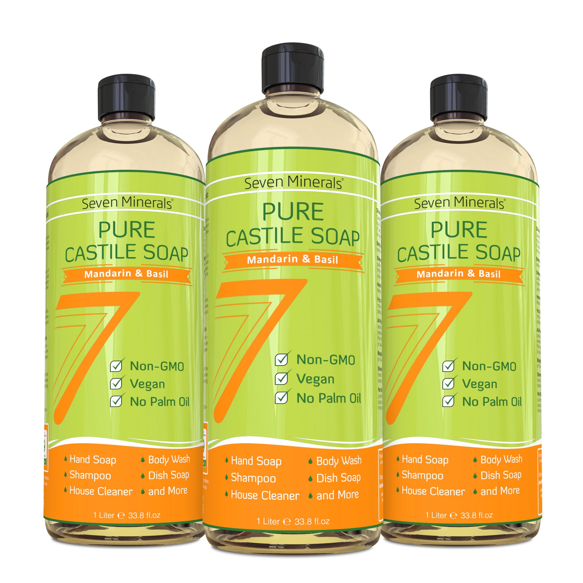 Castile Soap - Mandarin Basil (Shipping Within USA only)