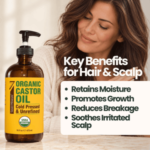 Rosemary Rice Water Hair Routine | 4oz Spray + 12oz Spray + 32oz Refill + 12oz Aloe Vera Gel + 16oz Castor Oil Bundle