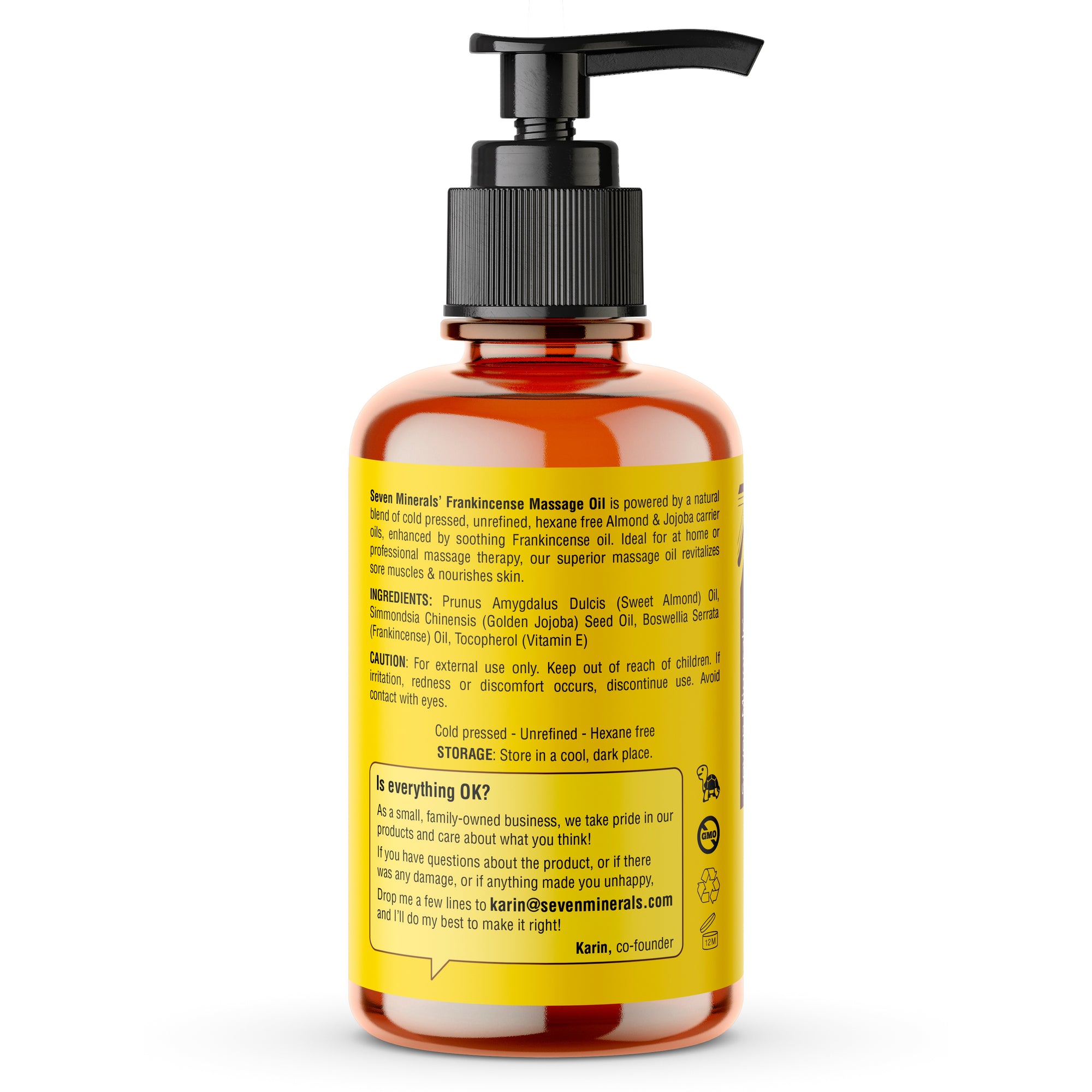 Massage Oil Frankincense 4oz