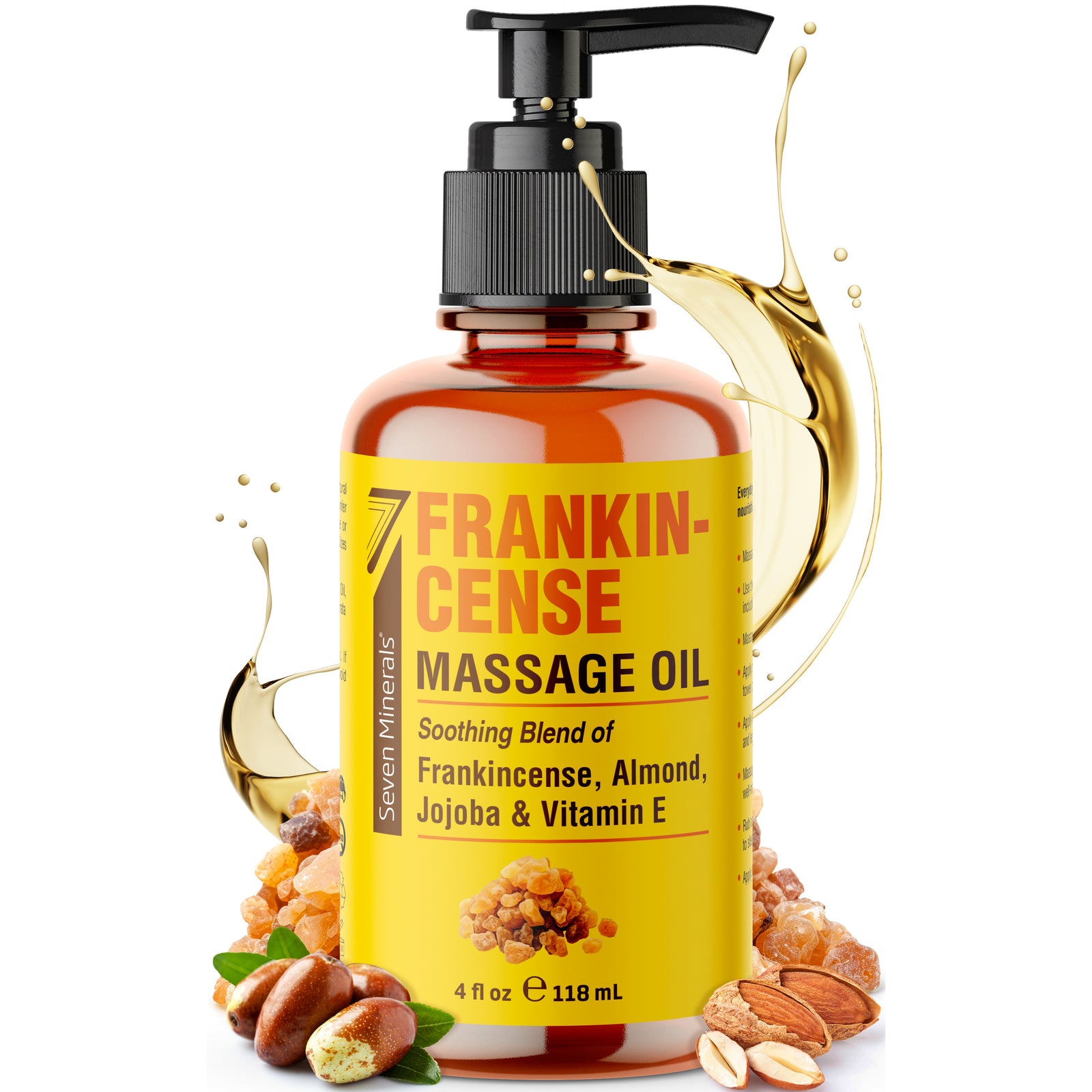 Massage Oil Frankincense 4oz