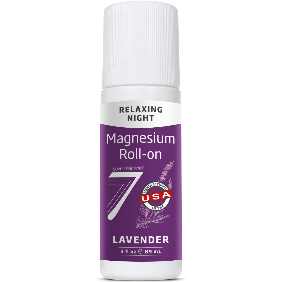 Magnesium Roll On Stick - Lavender, 3 Fl Oz