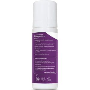 Magnesium Roll On Stick - Lavender, 3 Fl Oz