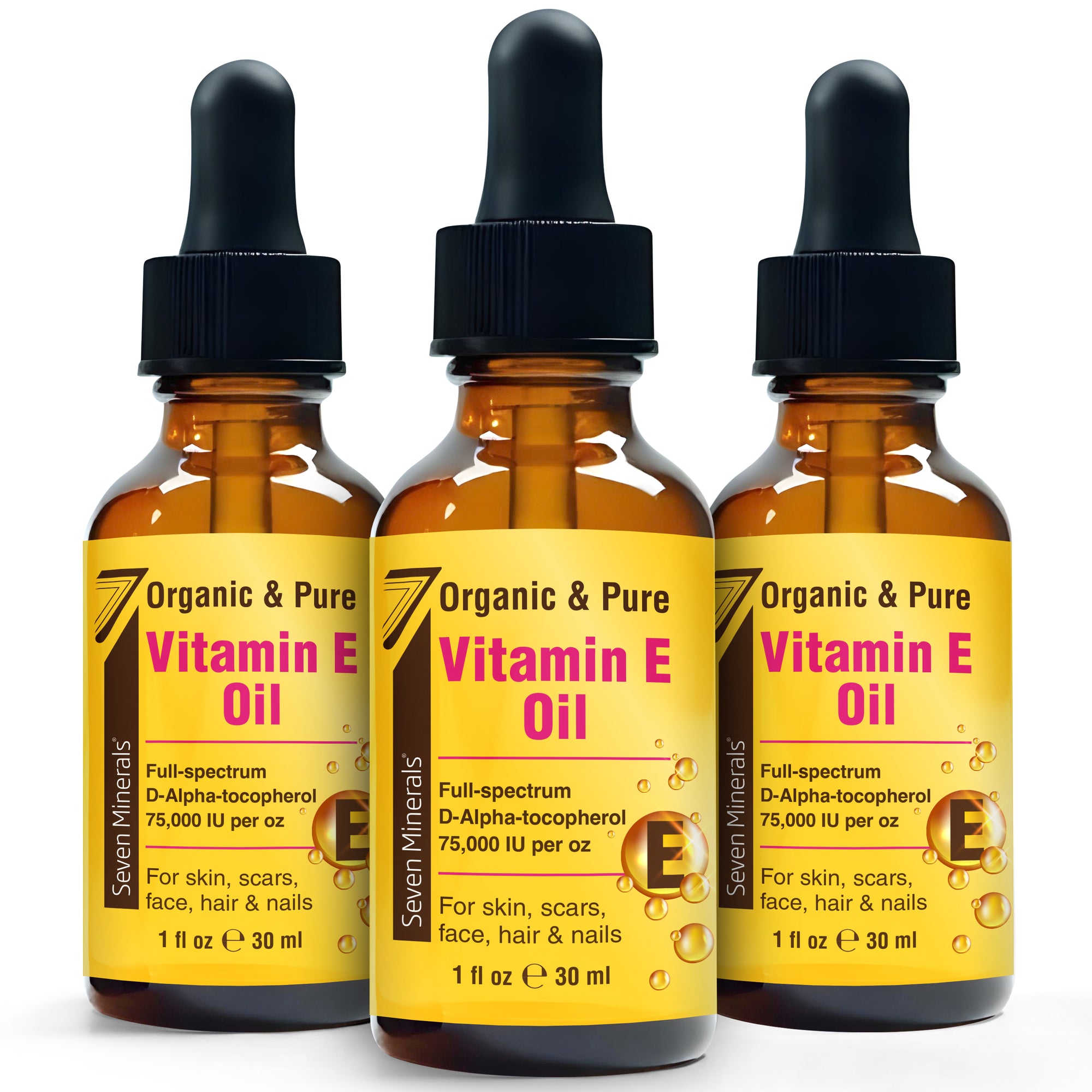 Ultra Pure Vitamin E Oil - Full-Spectrum D-Alpha Tocopherol, 1 Fl Oz Ultra Pure Vitamin E Oil - Full-Spectrum D-Alpha Tocopherol, 1 Fl Oz