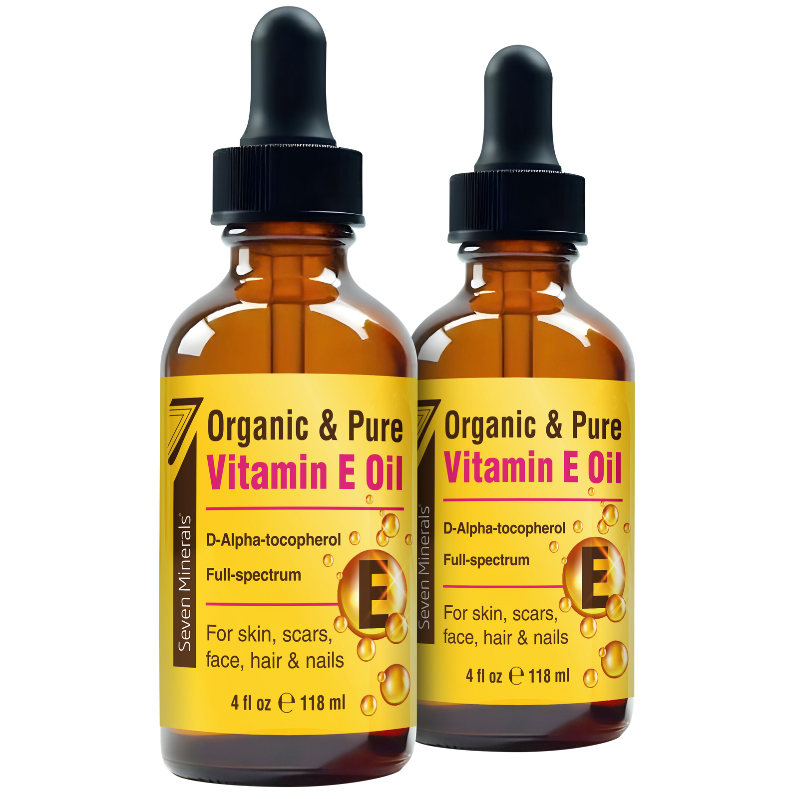 Ultra Pure Vitamin E Oil - Full-Spectrum D-Alpha Tocopherol, 4 Fl Oz