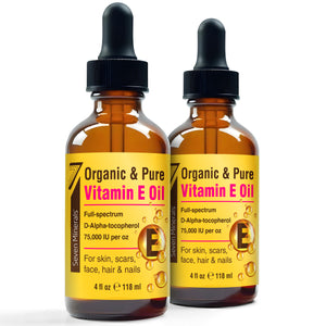 Ultra Pure Vitamin E Oil - 300,000 IU Full-Spectrum D-Alpha Tocopherol, 4 Fl Oz