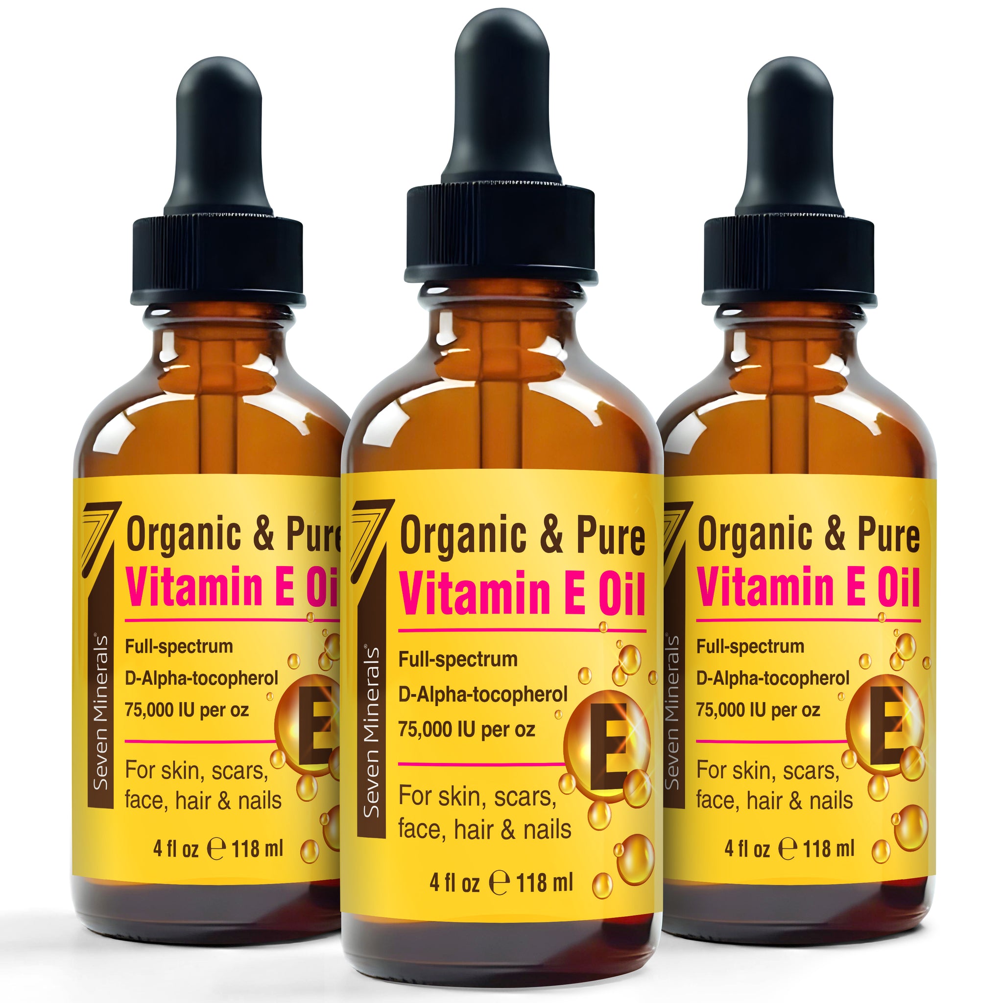Ultra Pure Vitamin E Oil - Full-Spectrum D-Alpha Tocopherol, 4 Fl Oz