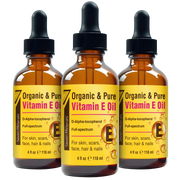 Ultra Pure Vitamin E Oil - Full-Spectrum D-Alpha Tocopherol, 4 Fl Oz