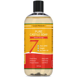 Castile Soap - Sweet Orange (Shipping Within USA only)