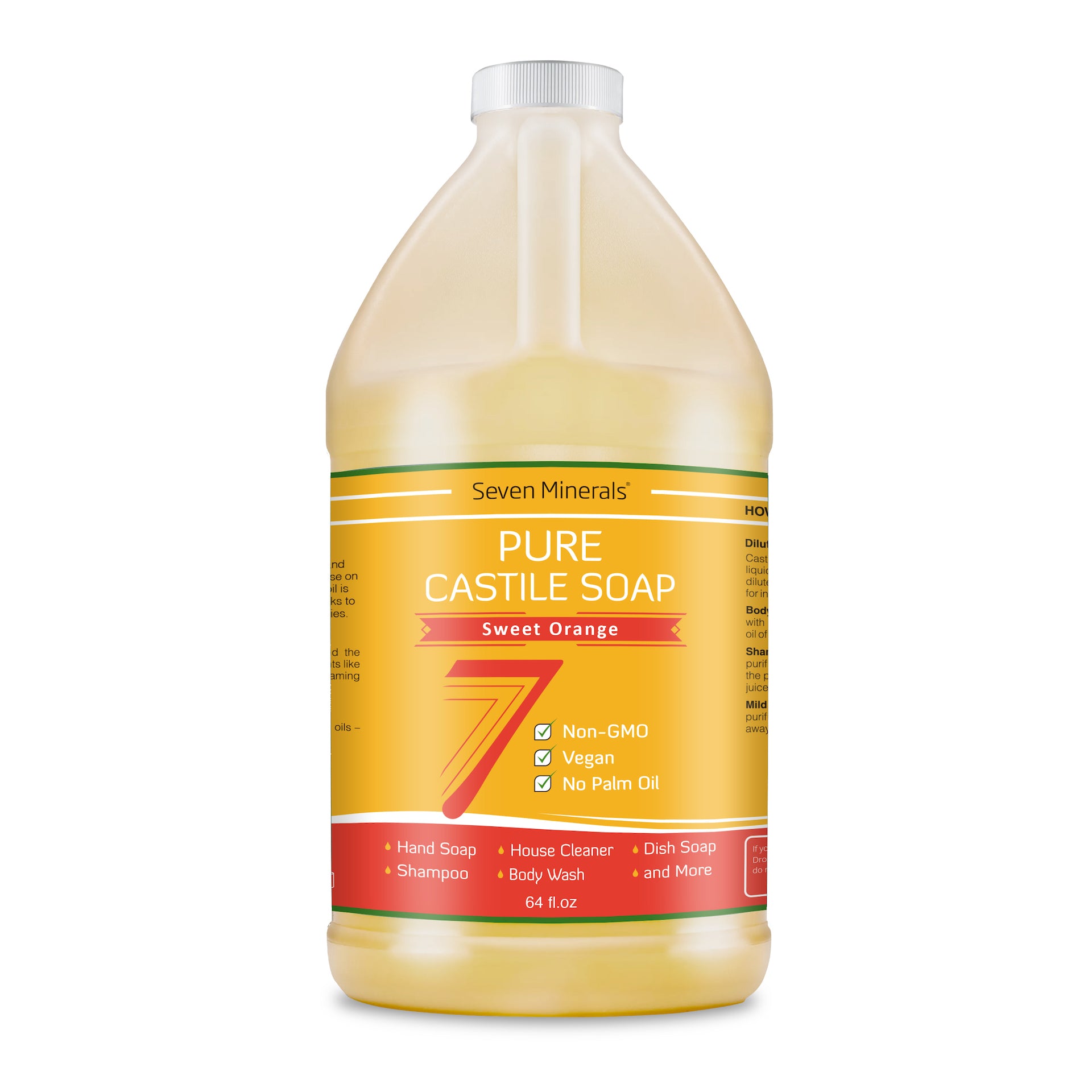 Castile Soap - Sweet Orange (Shipping Within USA only)