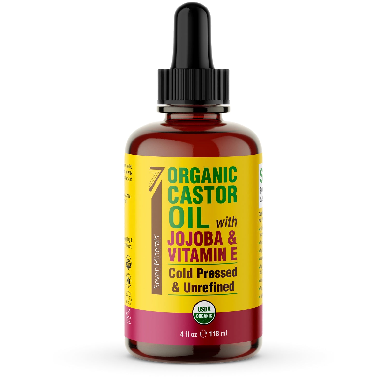 USDA Castor Oil with Jojoba 4oz
