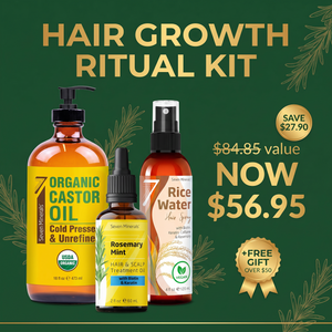 Hair Growth Ritual Kit value: $84.85 value, now $56.95, save $27.90, plus free gift over $50