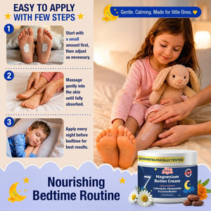 Easy to apply in a few steps — a nourishing bedtime routine for kids