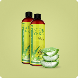 Repair or soothe your skin from sun damage with Seven Mineral’s 99% Organic Aloe Vera Gel