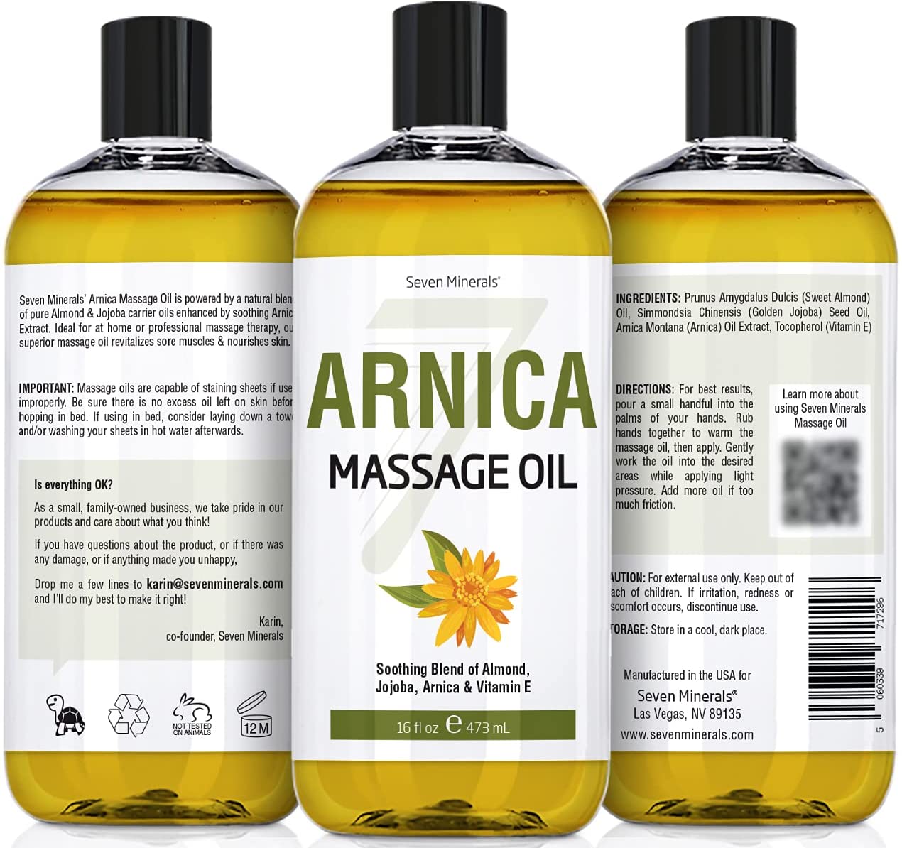 arnica massage oil