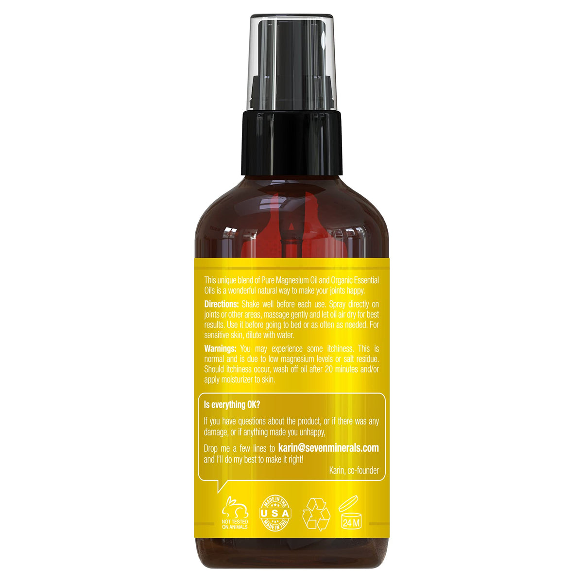 Magnesium Happy Joints Spray 4oz
