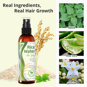 Rice Water Spray 4oz Nettle