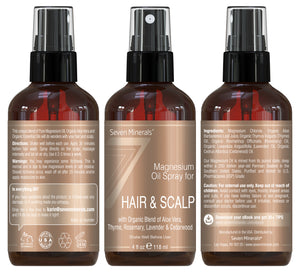 Anti-Hair Loss Magnesium Spray, 4 Oz EAN: 5060339717852