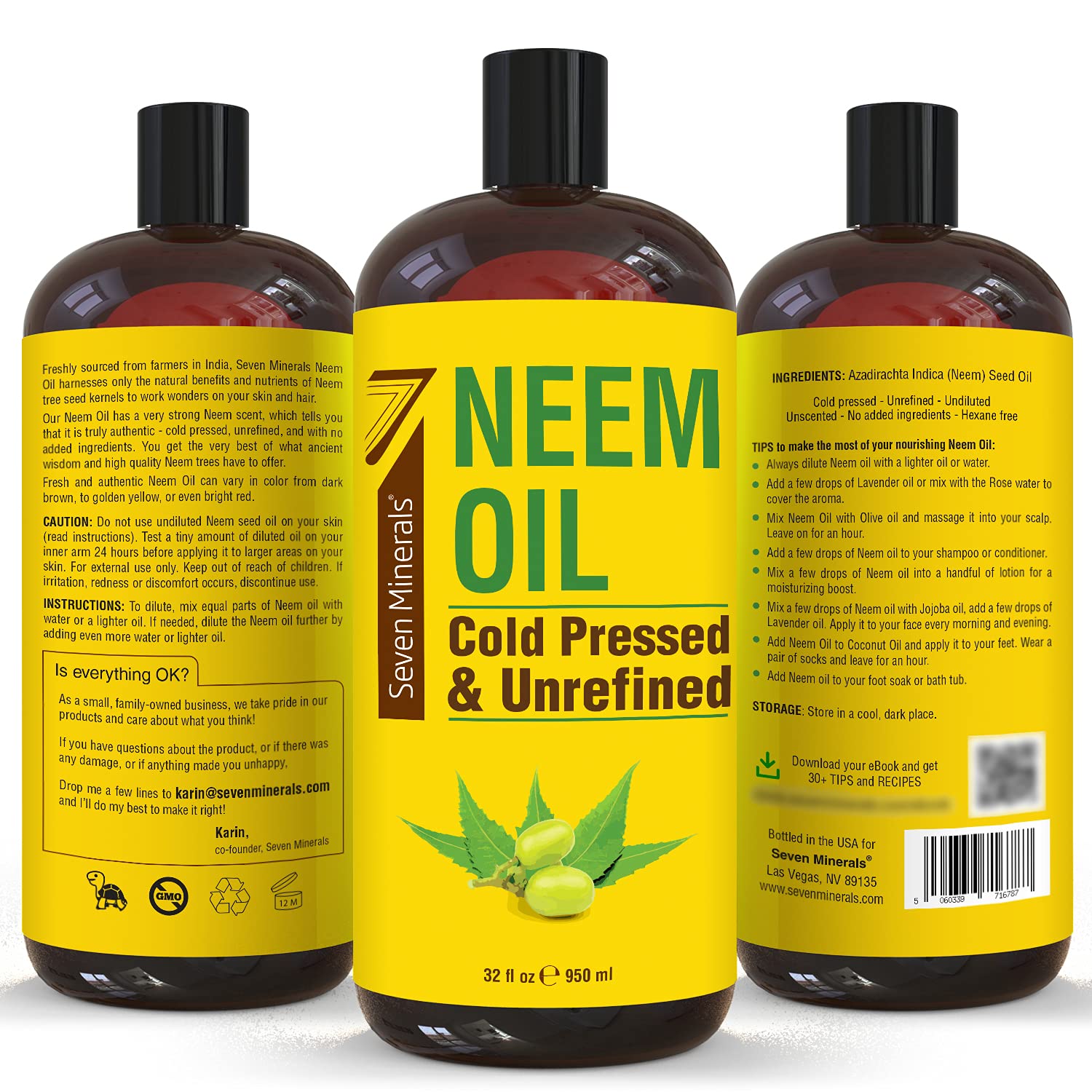 neem oil on lavender plants Neem Oil Pure Cold Pressed - Pack of 3 | Big 32 fl oz Bottle | Non-GMO Hexane Free - 100% Pure Neem Oil for Plants Spray